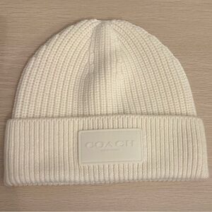 Coach Chalk Knit Beanie (NEW WITH TAGS)